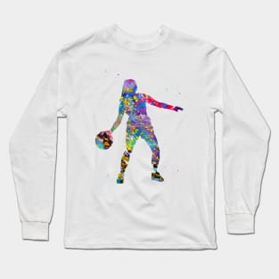 Basketball girl Long Sleeve T-Shirt